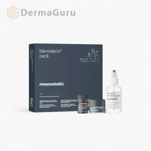Mesoestetic Blemiderm Pack, profesjonalny zestaw do leczenia trądziku