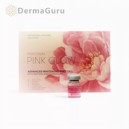 Mesoheal, Pink Glow, koktajl wybielający z peptydami i glutationem, 1x5ml, 1 ampułka, KORU PHARMA