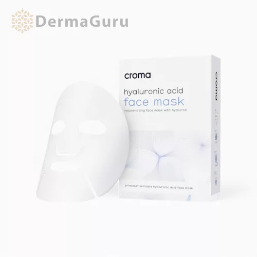 Croma Hyaluronic Acid Face Mask, maska do twarzy z kwasem hialuronowym, 8 szt.