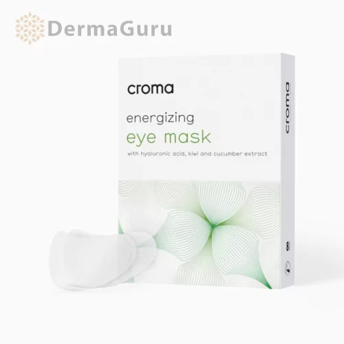 Croma Energizing Eye Mask, maska pod oczy z kwasem hialuronowym, 8 szt.