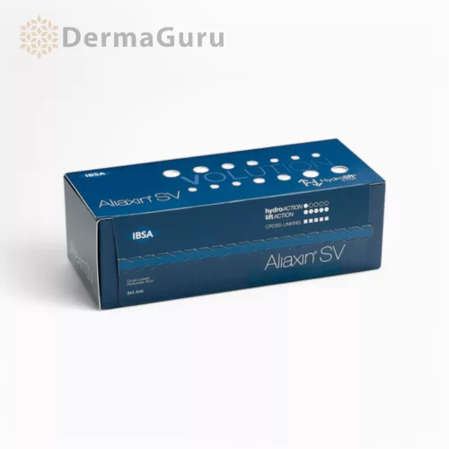 Aliaxin SV, wypełniacz do konturowania twarzy i zwiększania objętości, 2 x 1,1 ml
