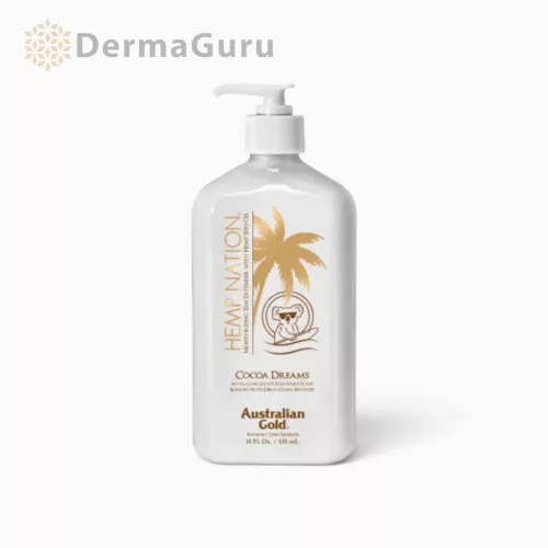 Australian Gold Hemp Nation Cocoa Dreams, balsam do ciała przedłużający opaleniznę, 535 ml