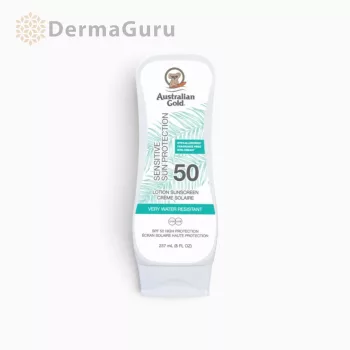   Australian Gold Sensitive Sun Protection Lotion SPF 50, balsam do ciała z ochroną przeciwsłoneczną, 237 ml