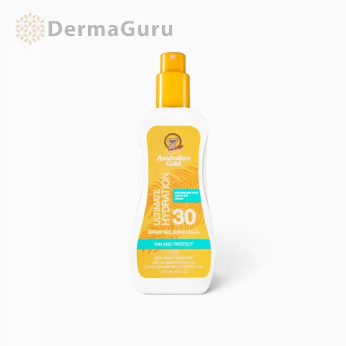 Australian Gold Ultimate Hydration SPF 30 Spray Gel, żel przeciwsłoneczny w sprayu, 237 ml