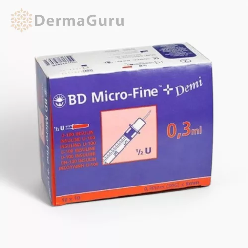 BD Micro-Fine+ Penkanyle 0,30 ml 30G, strzykawka jednorazowego użytku, 10 szt.