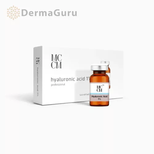 MCCM Hyaluronic Acid 1%, głęboko nawilżający roztwór, 5 x 5 ml