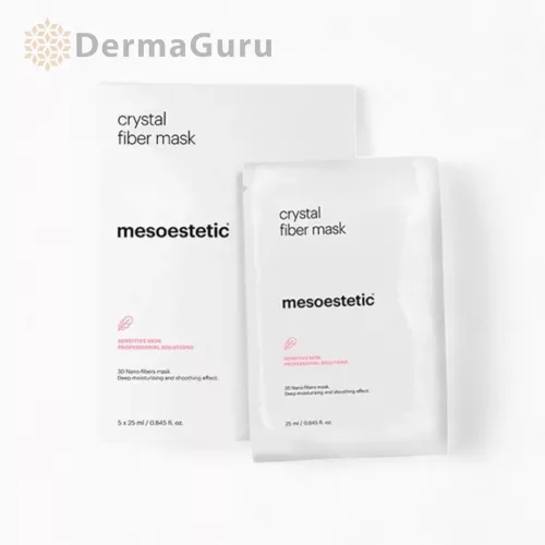 Mesoestetic Crystal Fiber Mask regenerująca maska do twarzy 5 szt.