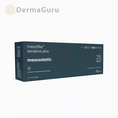Mesoestetic Mesofiller Sensitive Plus, wypełniacz hialuronowy 2×1 ml