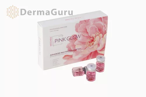Mesoheal Pink Glow, koktajl rozjaśniający, 10 x 5 ml