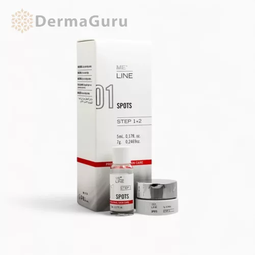 MeLine 01 Spots Step 1 & Step 2 – Peeling depigmentujący 5 ml + 7 g