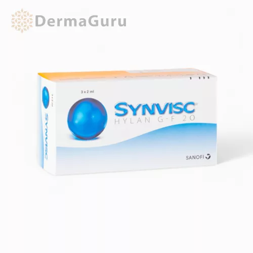 Synvisc, hylan G-F 20, leczenie choroby zwyrodnieniowej stawów, 3 x 2 ml