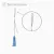 Rainbow Thread Eyelid, bionici okolic oczu, 30G, 100 szt.